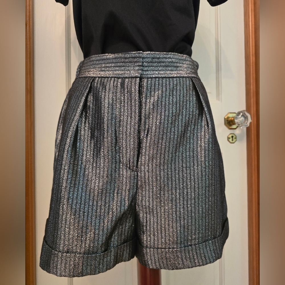 Maje NWT Silver Shorts